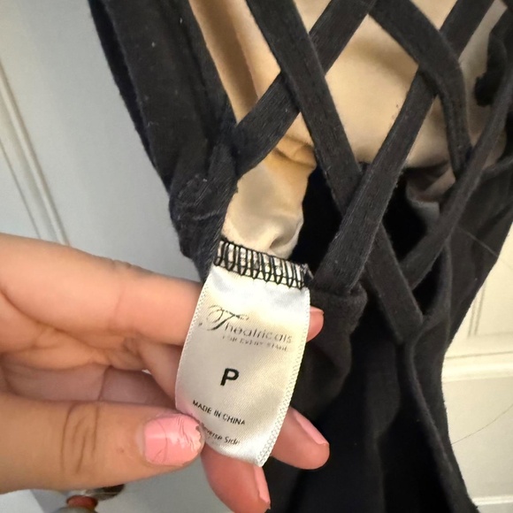 Theatrics black leotard - Picture 2 of 3